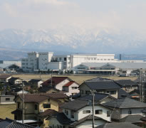 ケアハウス 黒部笑福学園からの眺め